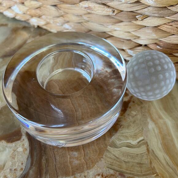 Orrefors Swedan Golf Art Glass - Picture 3 of 5